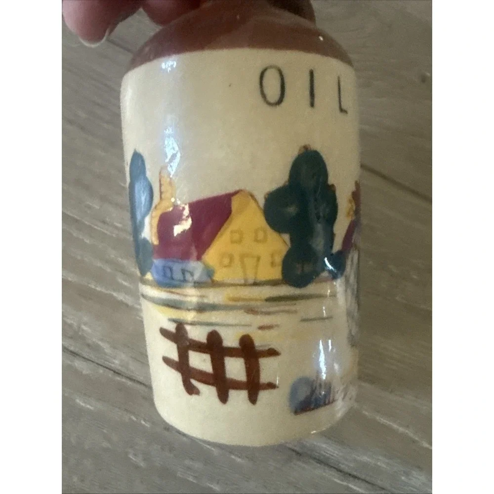 Vintage‎ Vinegar and Oil Bottle Jug Relco Made in Japan Cottage Core Rooster